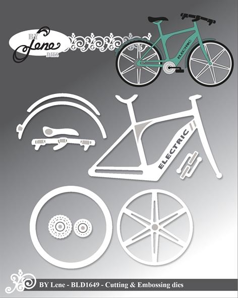 By Lene dies Electric bike Samlet 10,7x6,7cm